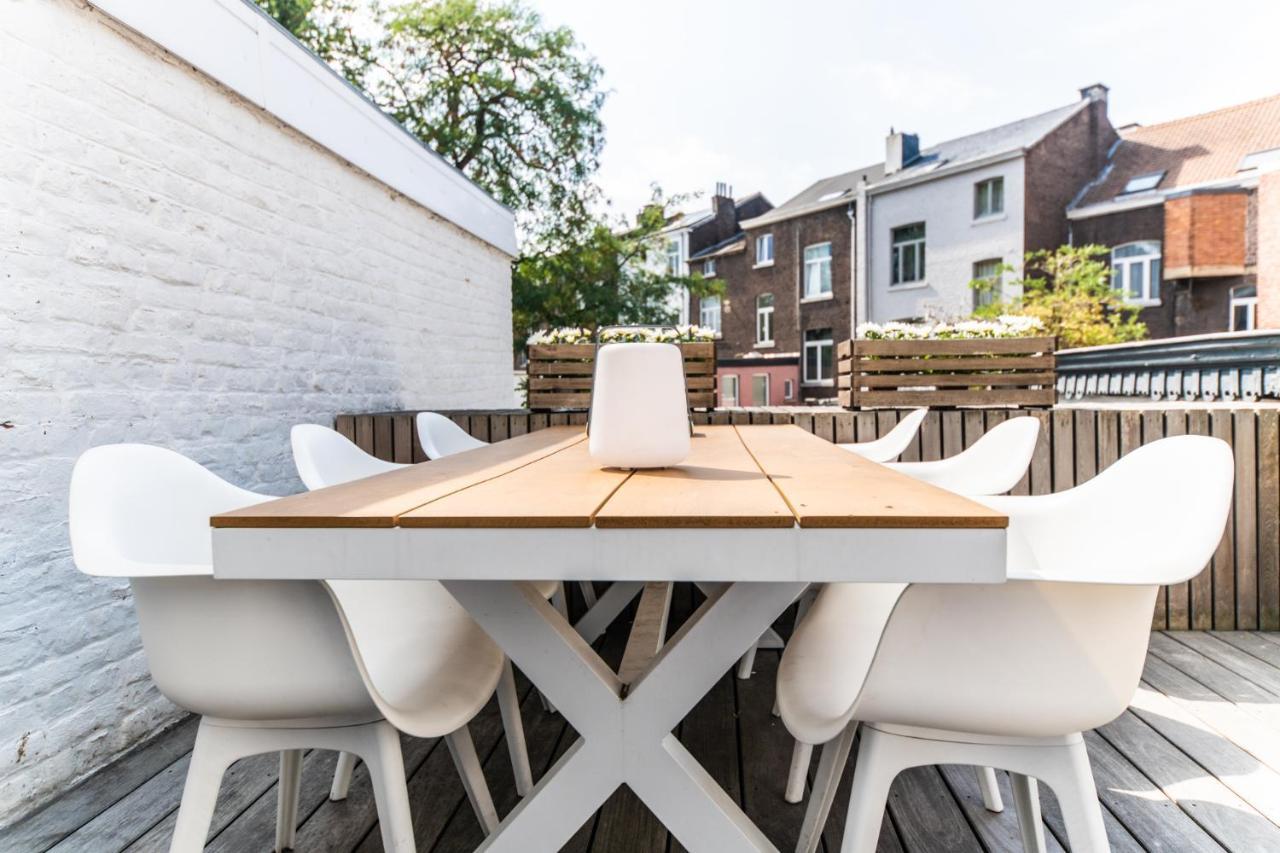 Appartement Guillemins Station Terrace Liège Dış mekan fotoğraf
