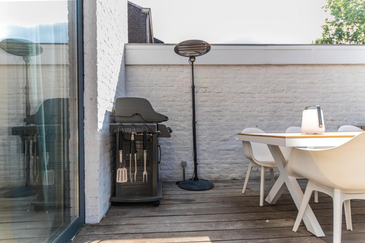 Appartement Guillemins Station Terrace Liège Dış mekan fotoğraf